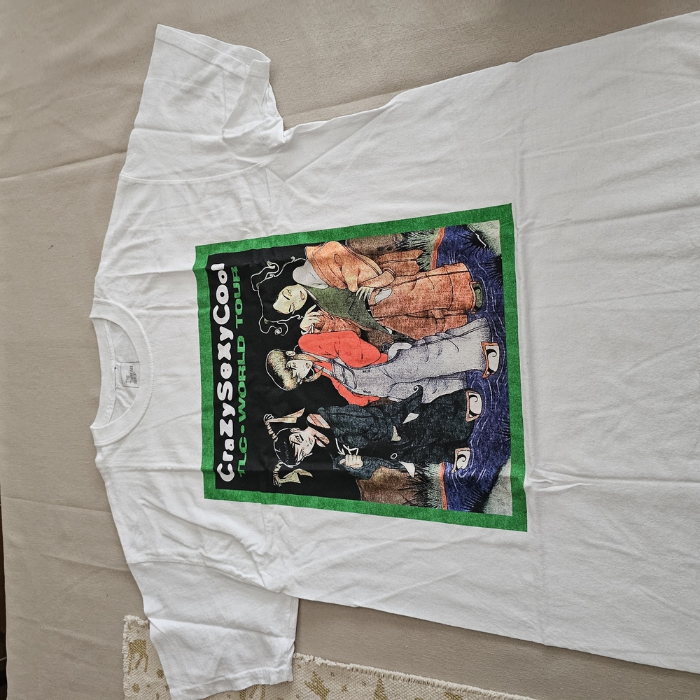 Others Follow Red and White Graphic Tee Relaxed Style